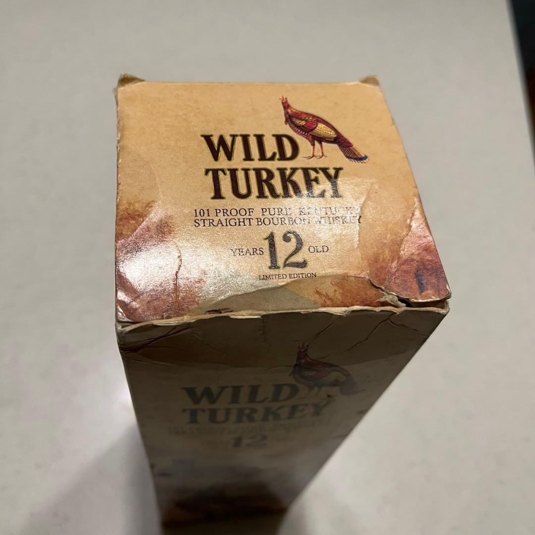 【お値下】WILD TURKEYワイルドターキーウイスキー　12年未開栓