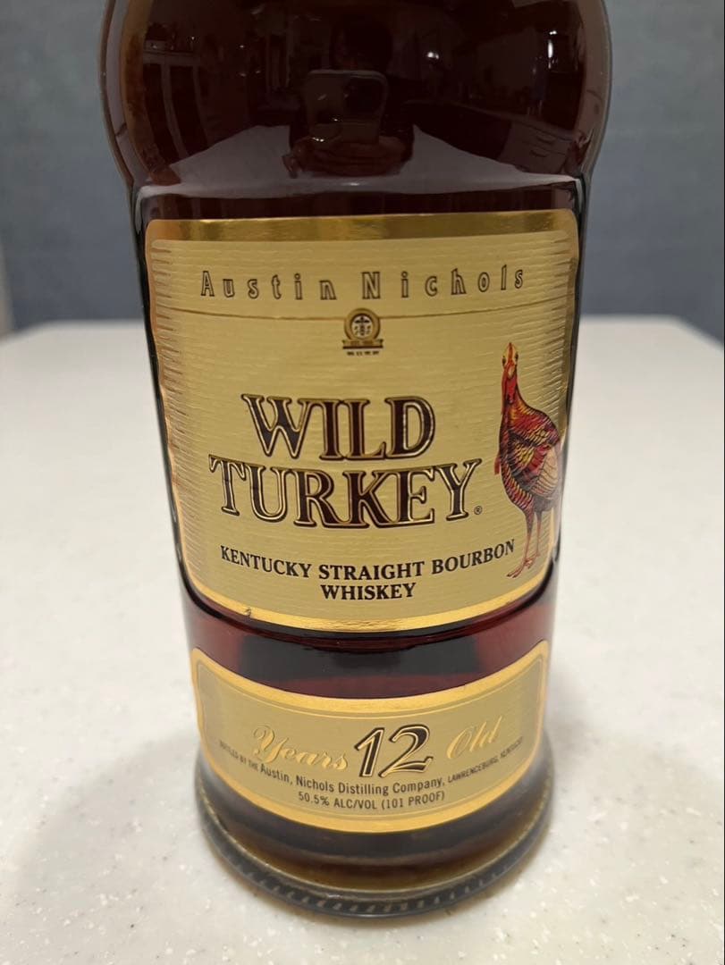 【お値下】WILD TURKEYワイルドターキーウイスキー　12年未開栓