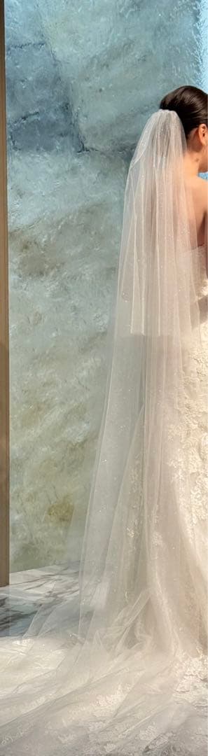 rica様　Aile ラメ チュール ロング ウエディング ベール