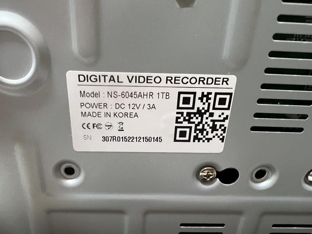 NS-6045AHR 4CH.スタンダードAHDレコーダー ビデオレコーダー