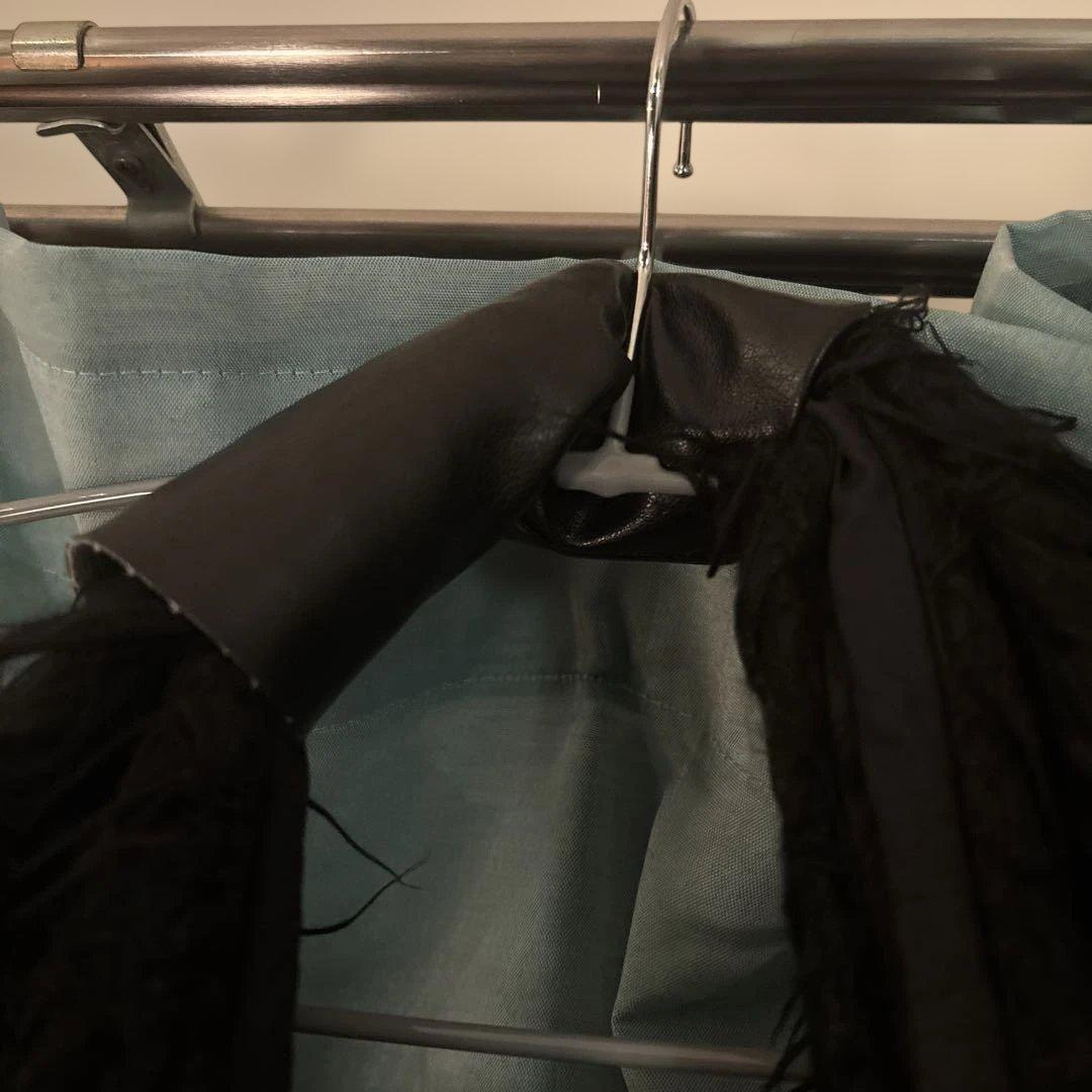 OUR legacy ファーショルダーバッグ 黒