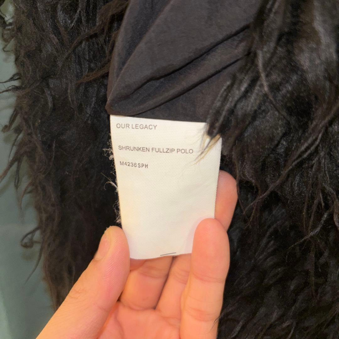 OUR legacy ファーショルダーバッグ 黒