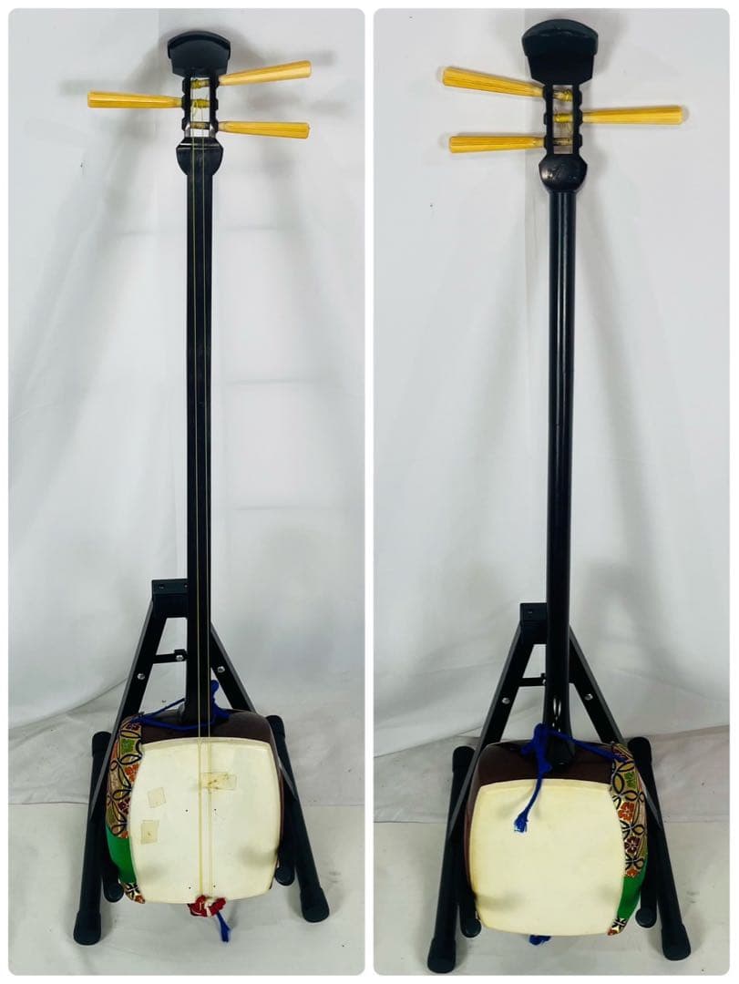 【現状品】 三味線 和楽器 弦楽器 中棹