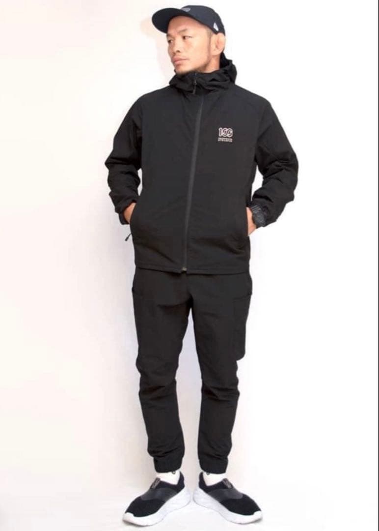 100A SIDE POCKET WARM UP PANTS M 黒