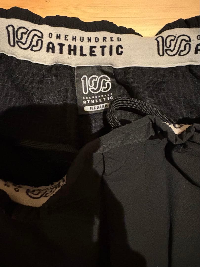 100A SIDE POCKET WARM UP PANTS M 黒