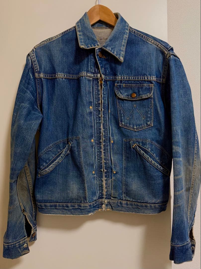 Wrangler 50's 11MJZ denim jacket ハチノス 42