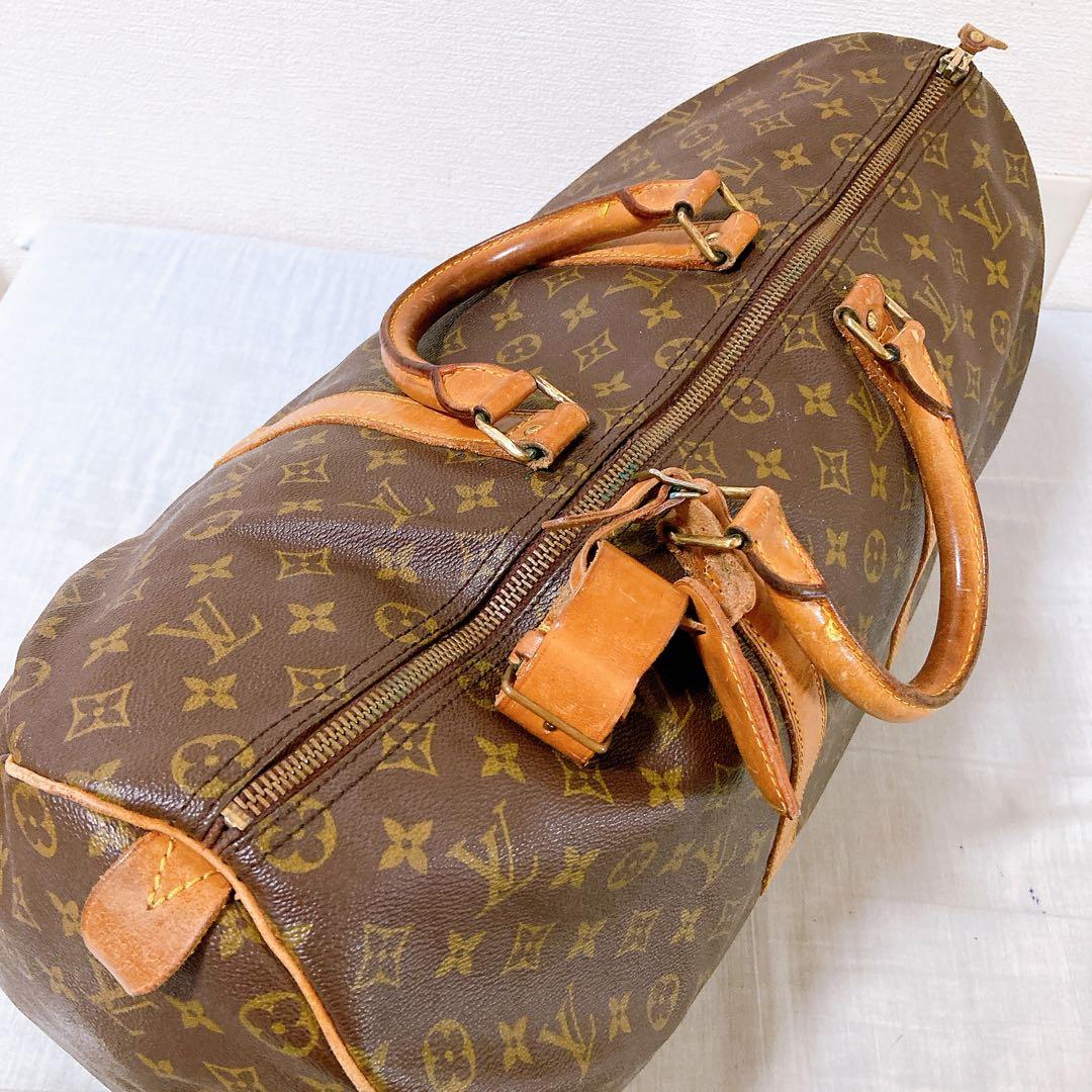 664 ルイヴィトン モノグラム　ハンドバッグ　ボストンバッグ　キーポル50
