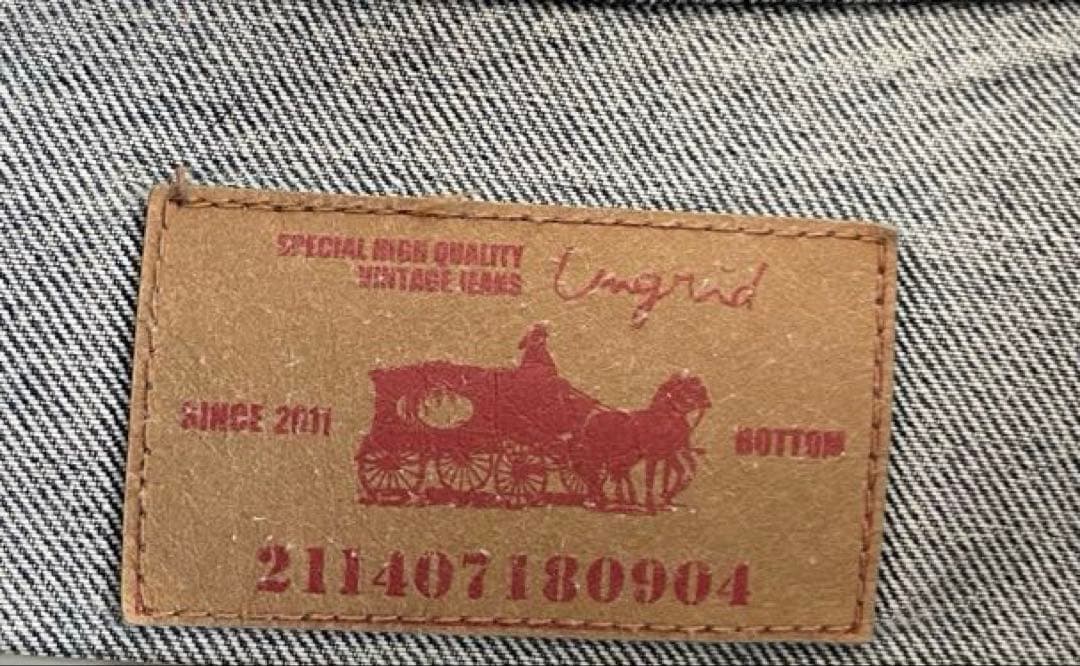 美品❣️Ungrid ビッグシルエット デニムジャケット 定価19,800円