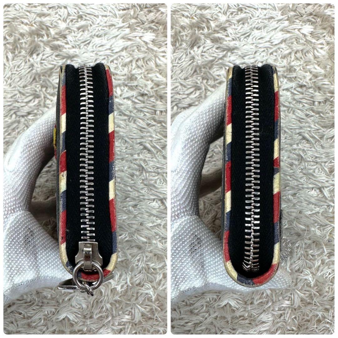 【美品】グッチ 長財布 ラウンドファスナー ブラック スプリーム UFO