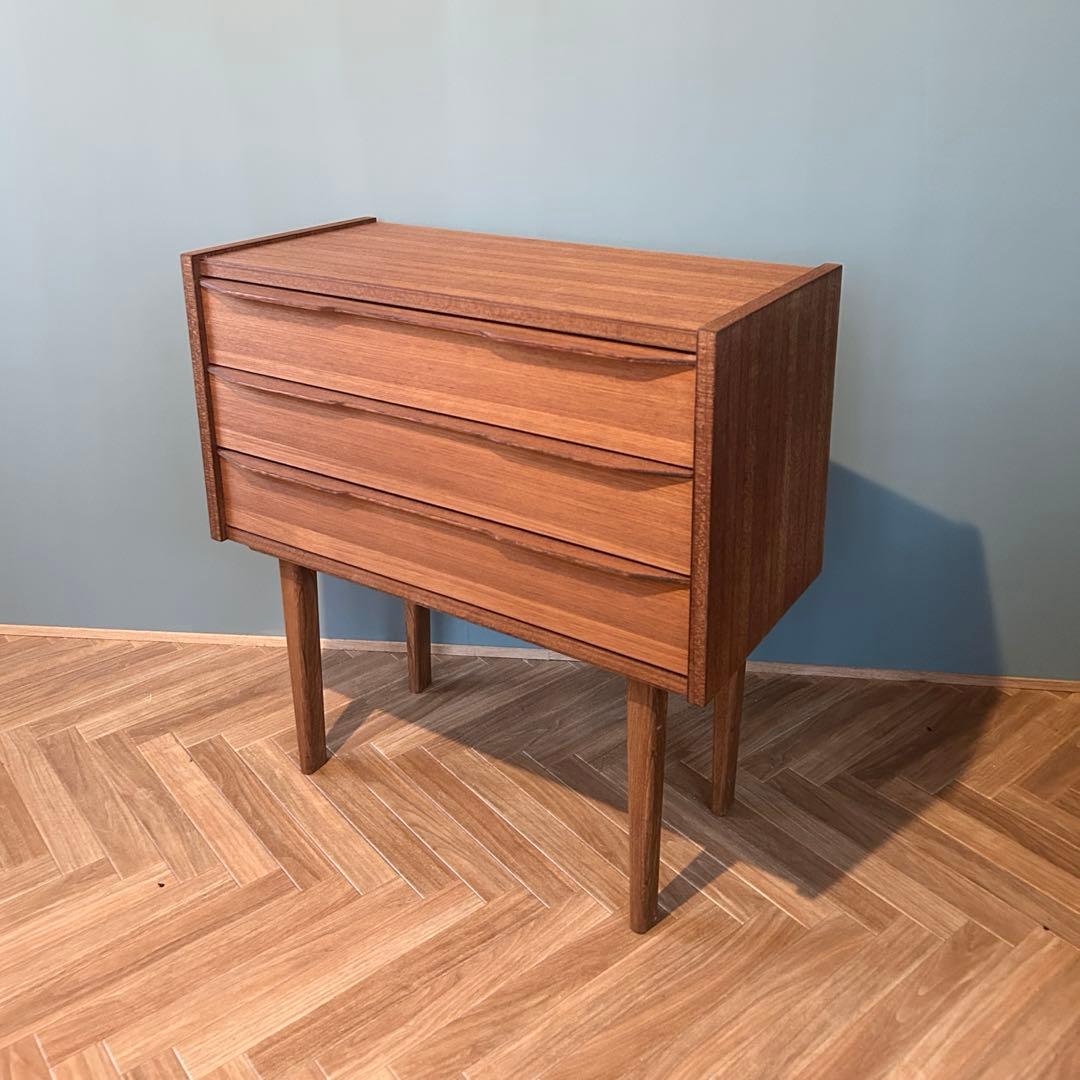 ま*ば様 チーク サイドボード チェスト 北欧 ミッドセンチュリー ビンテージ