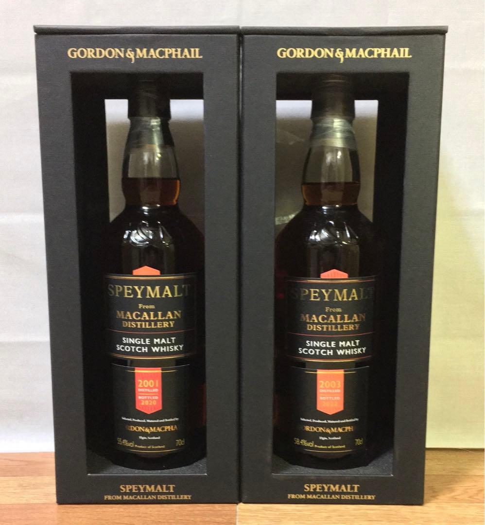 限定品 GM スペイモルト フロム マッカラン18年2001&19年2003