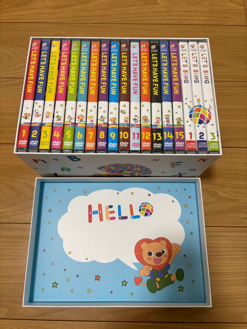 【美品】ミライグリッシュ　DVD全15巻＆CD3巻（フォニックスDVD付）