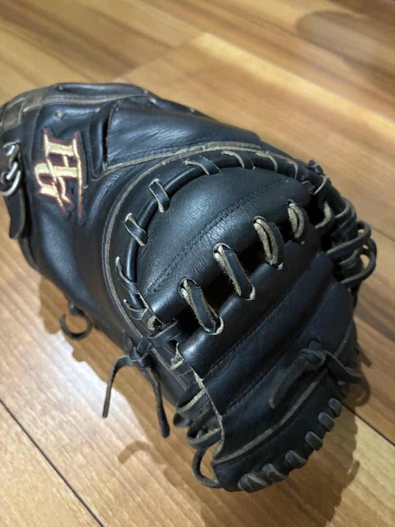 硬式用キャッチャーミット　ハイゴールド