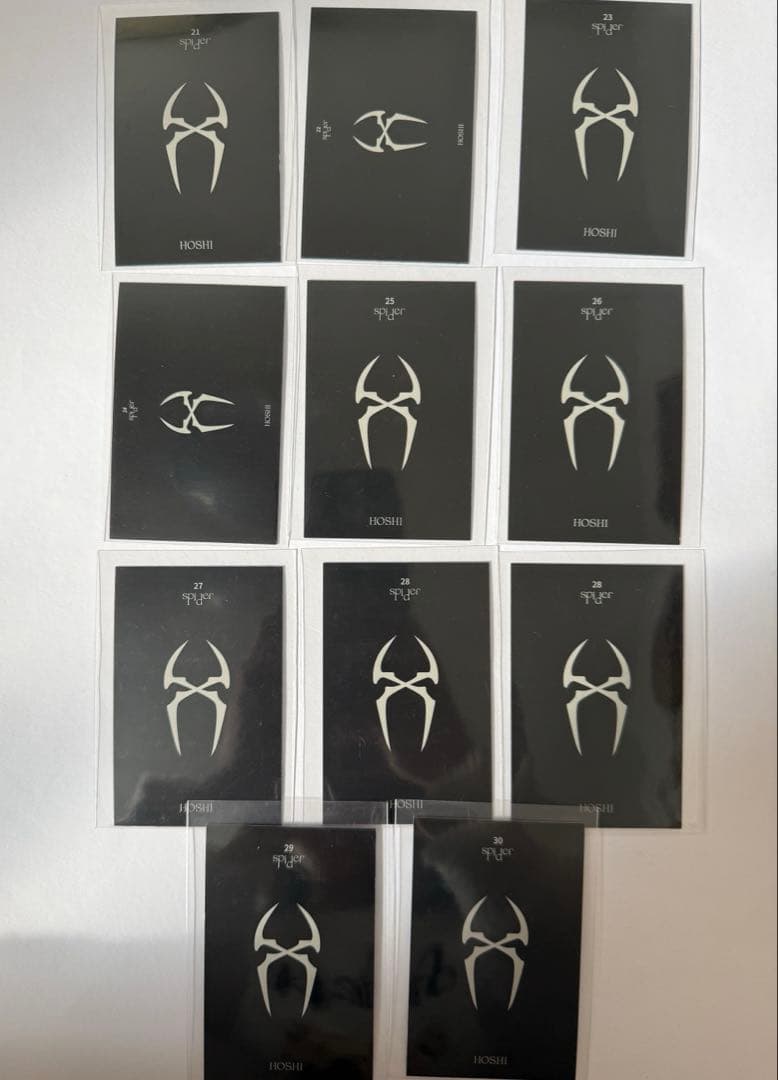 seventeen ホシ　トレカ　spider コンプリートセット　コンプ