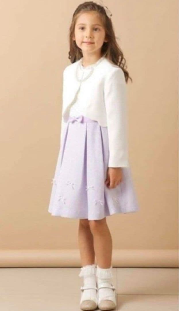 セット販売☆a.v.v セレモニーワンピース、スカラップカーディガンセット