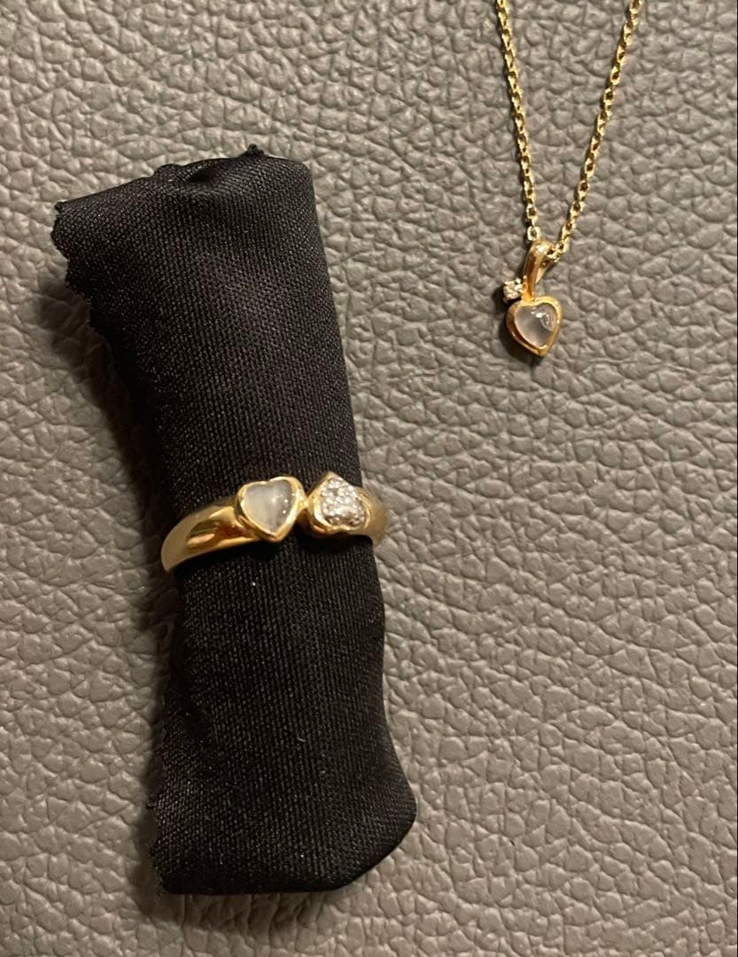 ヴァンドーム青山　ハートモチーフ　ネックレス&リング