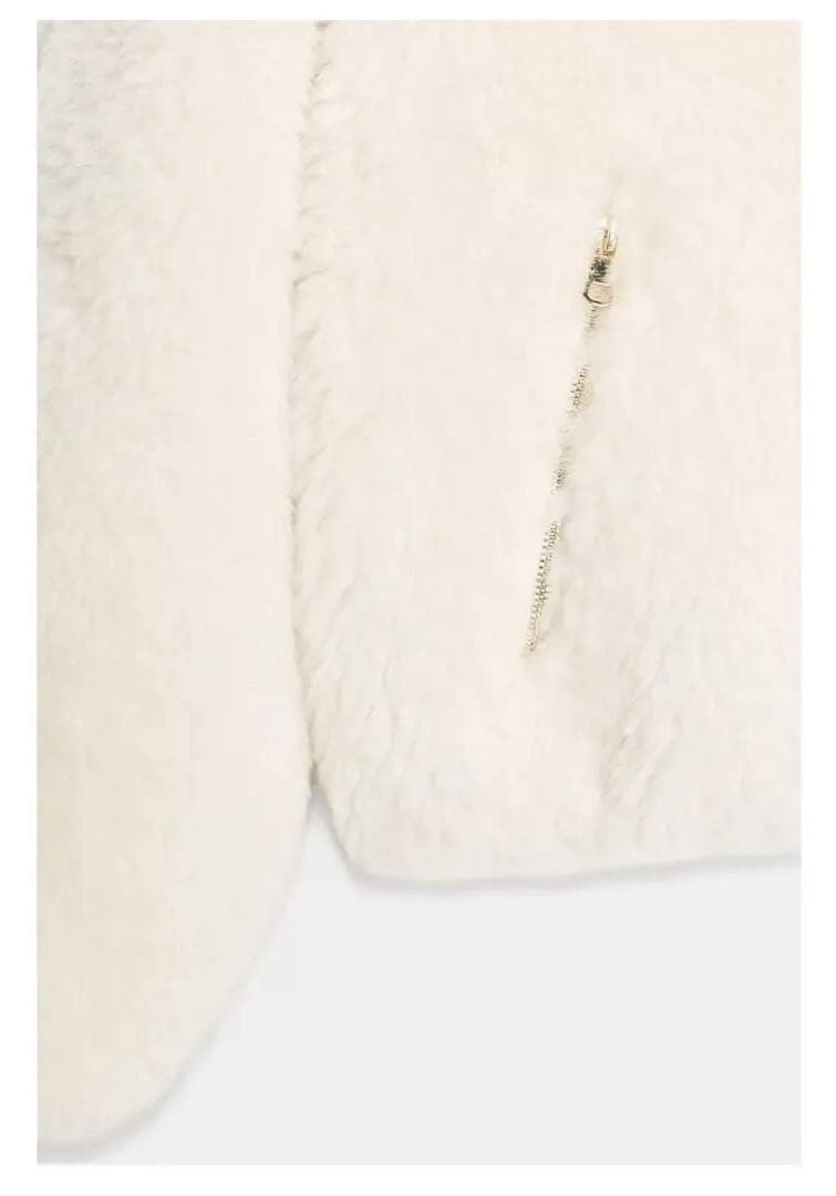 ZARA ボア生地保温フード付きアノラック M