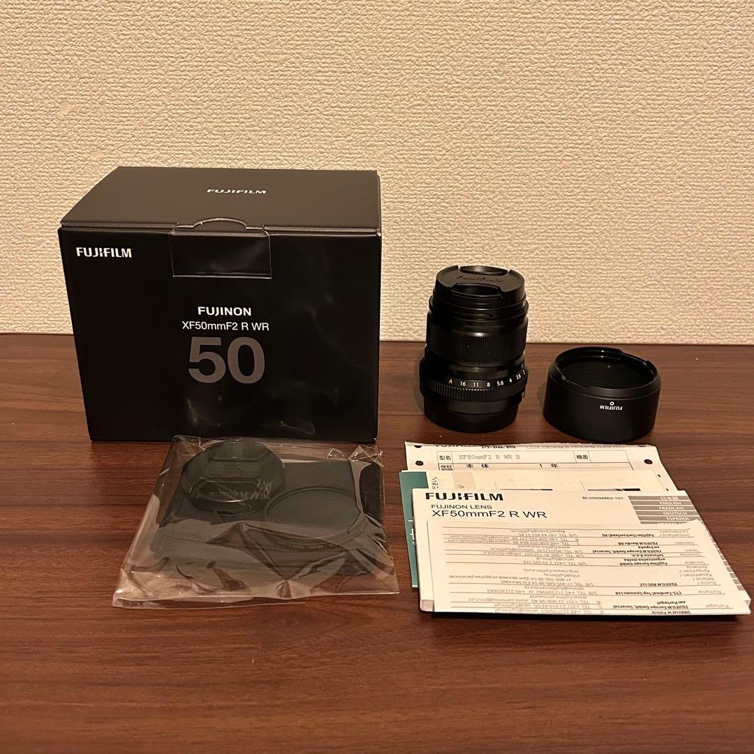 《即購入可》FUJIFILM XF50mmF2.0 R WR ブラック 【美品】