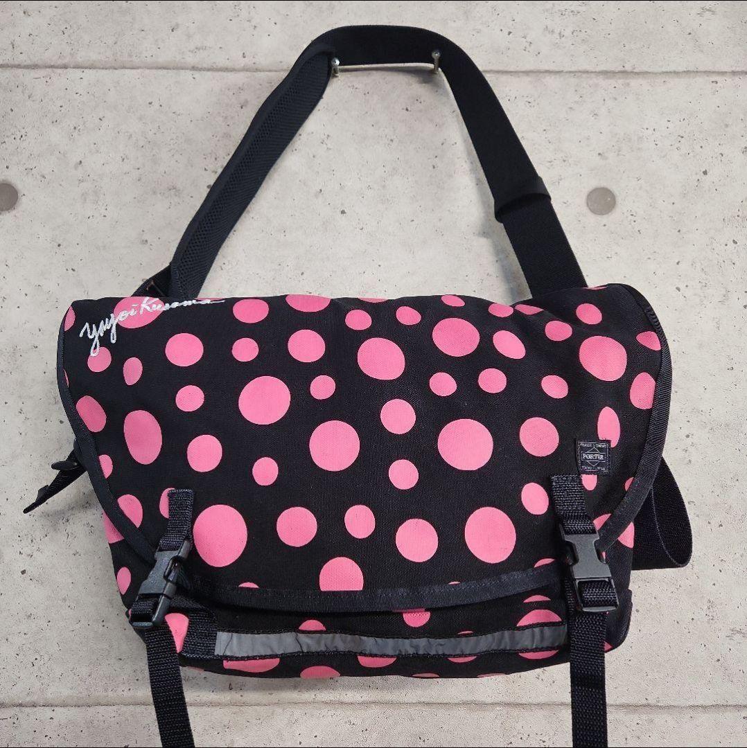 PORTER ドット柄 メッセンジャーバッグ 草間彌生 トリプルコラボ