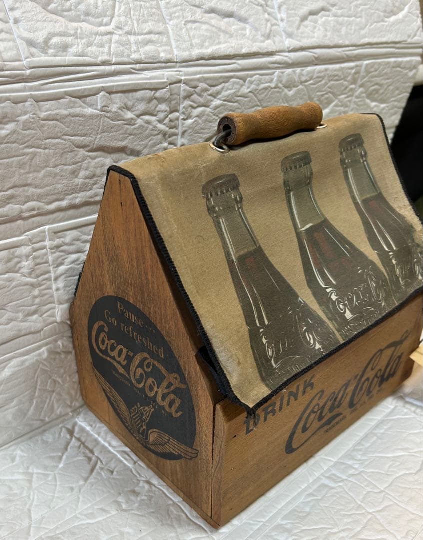REPRO US コカコーラCoca-Colaビンテージケースデッドストック