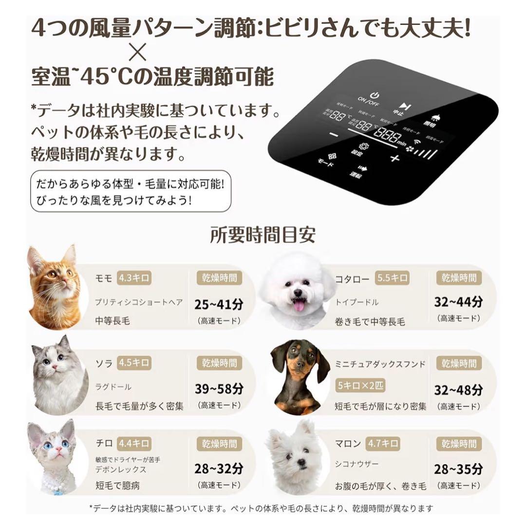 ペットドライルーム ドライルーム 82L大容量 静音 33dB