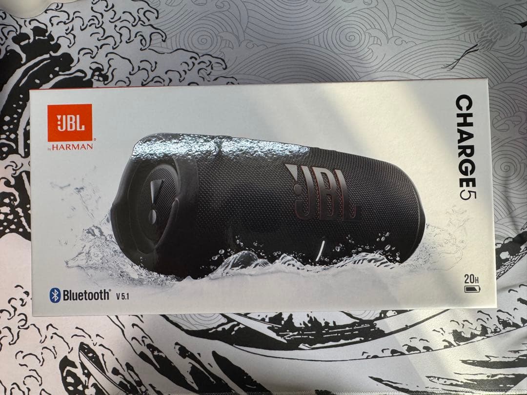 【美品】JBL CHARGE5 Bluetoothスピーカー ブラック 黒