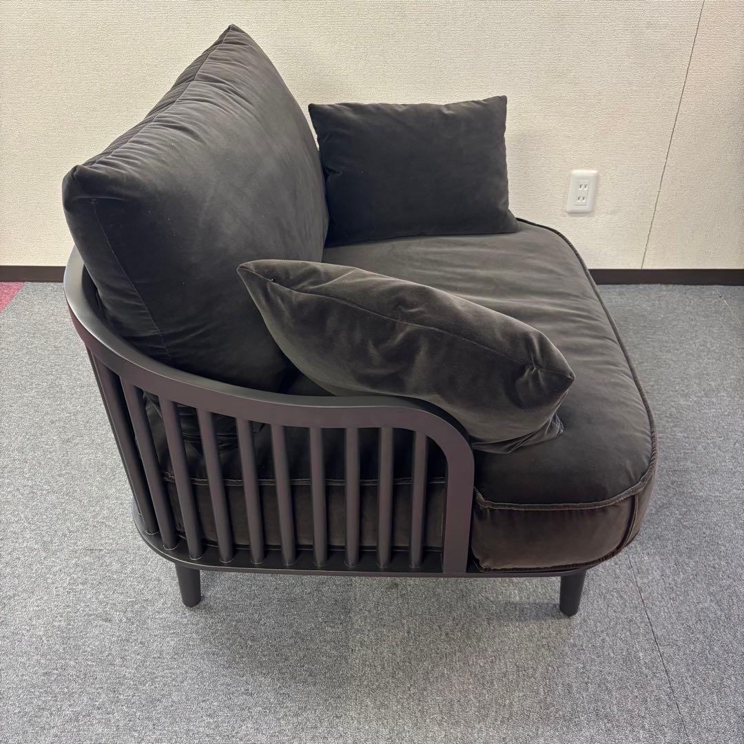 【女性オーナー】GART ガルト　ダークグレー 1人掛けソファ