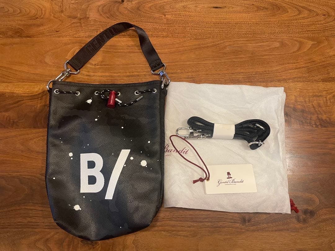 GENTIL BANDIT　バッグ　巾着　黒迷彩