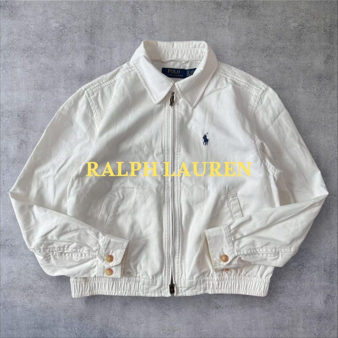 現行 QR ラルフローレン スイングトップ 白 RALPH LAUREN