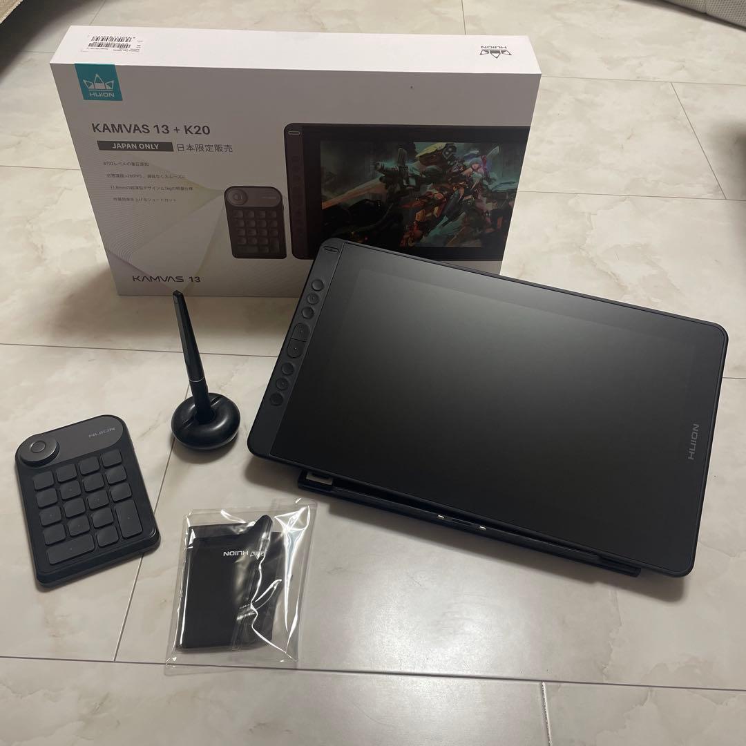 液晶ペンタブレット HUION KAMVAS 13 + K20（日本限定セット）