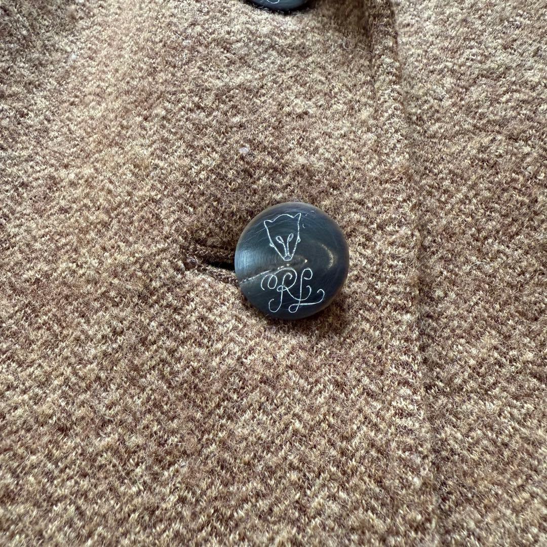 ラルフローレン　ウールテーラードジャケット　ヘリンボーン　キツネボタン　総裏地