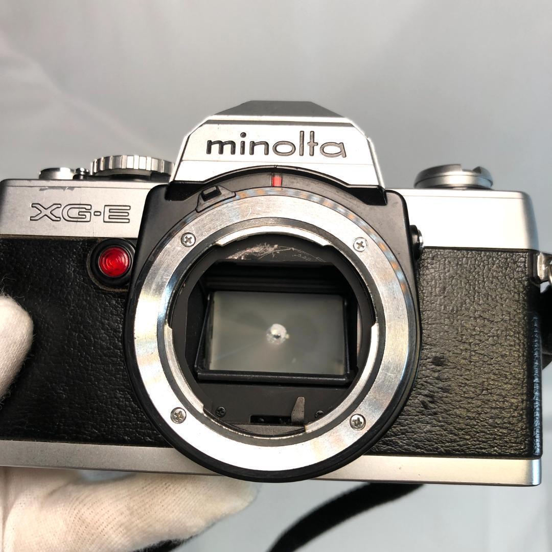 MINOLTA XG-E +レンズ3本セット　MF　ズーム、単焦点【動作確認済】