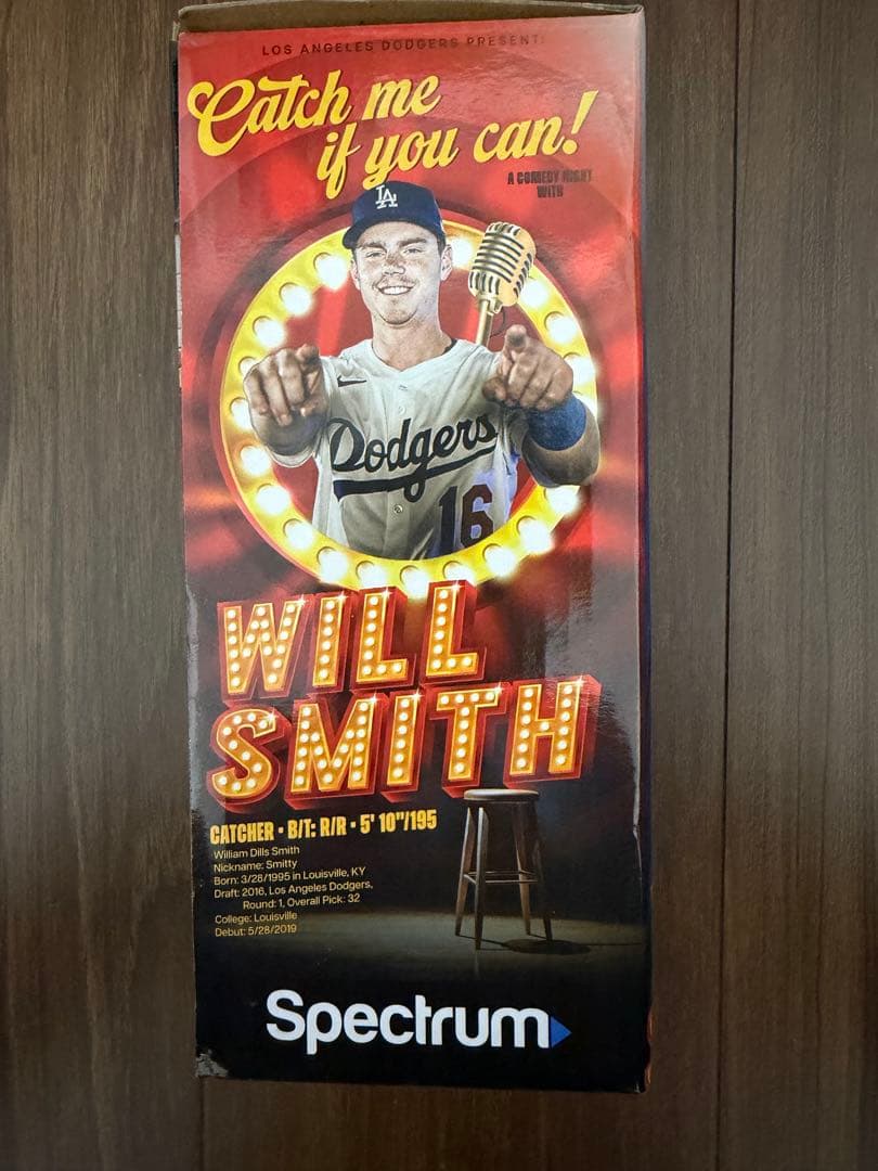 【非売品・限定品】LA Dodgers ウィル・スミス ボブルヘッド