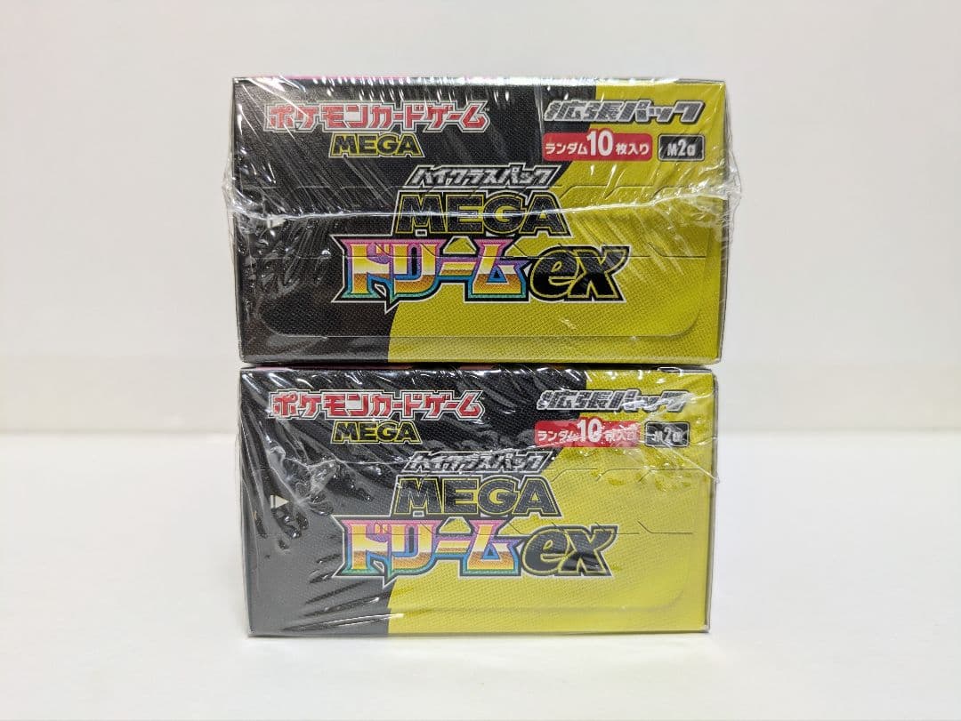新品未開封 シュリンク付き ポケモンカード MEGA メガドリームex 2BOX