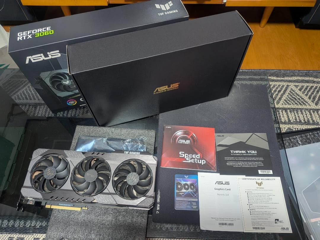 【動作確認済み・訳アリ価格】ASUS TUF RTX3060 O12G