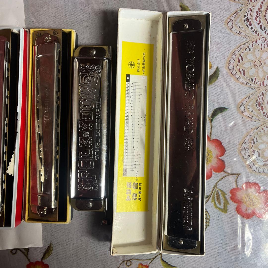 TOMBO BAND ハーモニカセット7個
