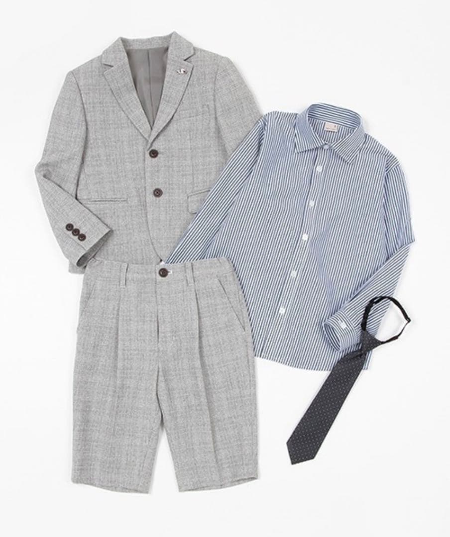 新品未使用 プティマイン フォーマル 5点セット スーツ 卒園式 入学式 130