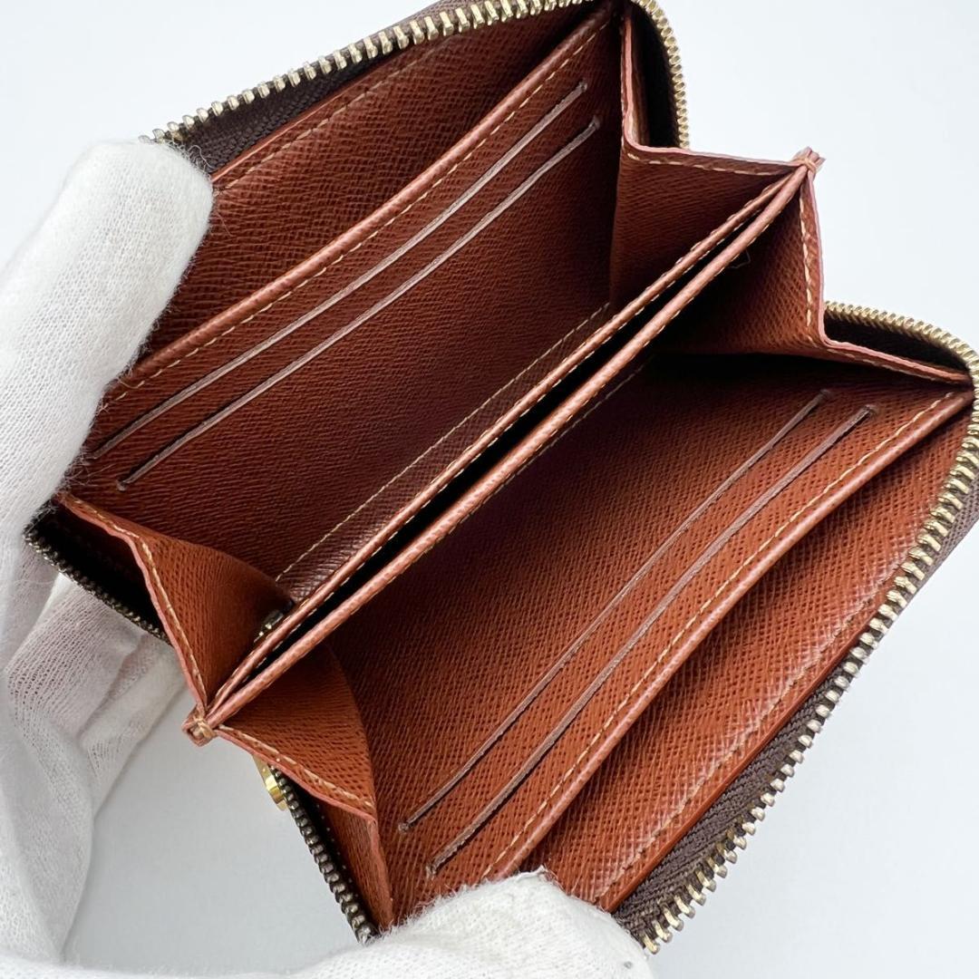 【美品】ヴィトン モノグラム ジッピーパース ラウンド 財布 ケース