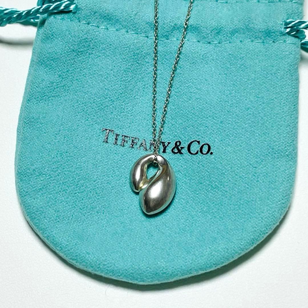 【美品】 Tiffany&Coティファニーダブルティアドロップシルバーネックレス