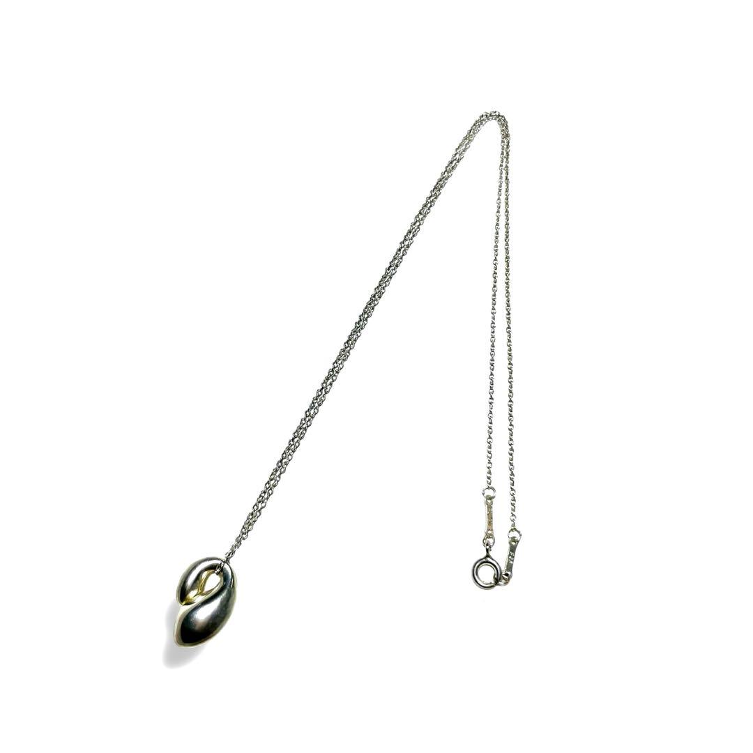 【美品】 Tiffany&Coティファニーダブルティアドロップシルバーネックレス