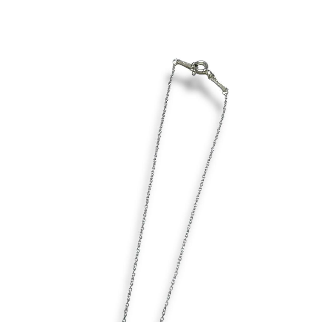 【美品】 Tiffany&Coティファニーダブルティアドロップシルバーネックレス