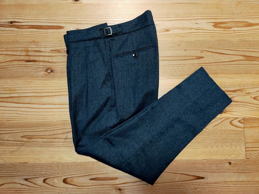 【美品】BERWICH ベルウィッチ スコッチ　ウールスラックス44