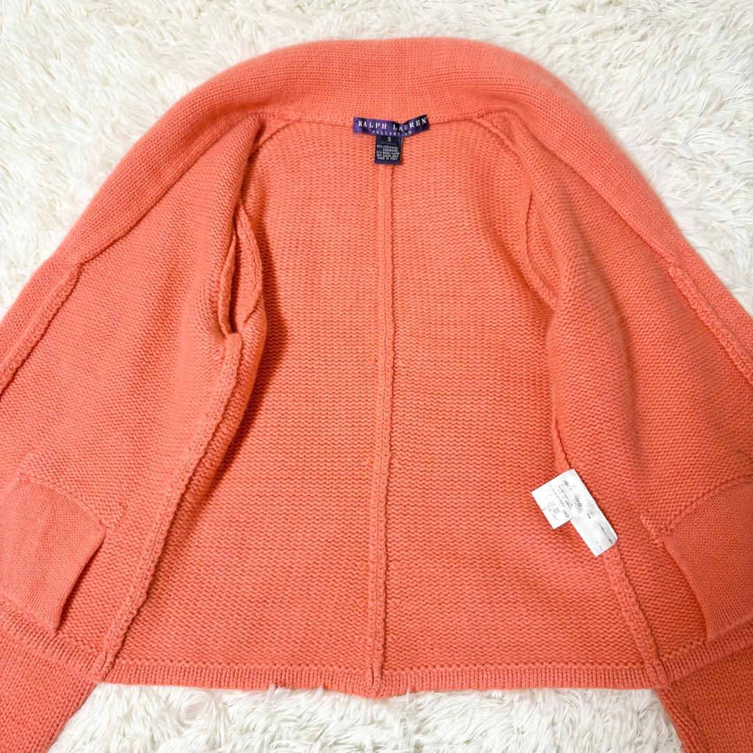 ラルフローレン コレクション パープルレーベル カシミヤ混 カーディガン ピンク