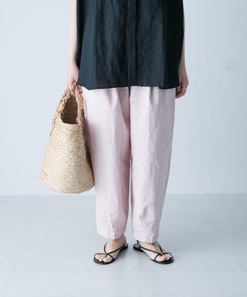 かぐれ　カラーコクーンパンツ ピンク