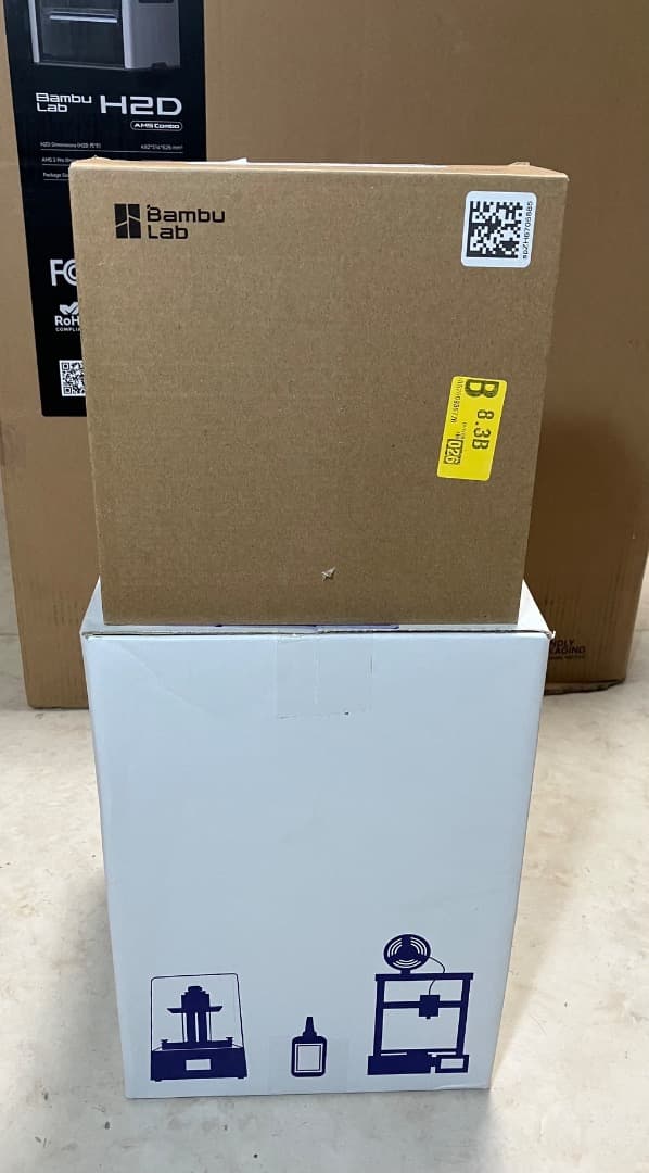 [未開封]Bambu Lab H2D 3Dプリンター 本体　＋　フィラメント３つ