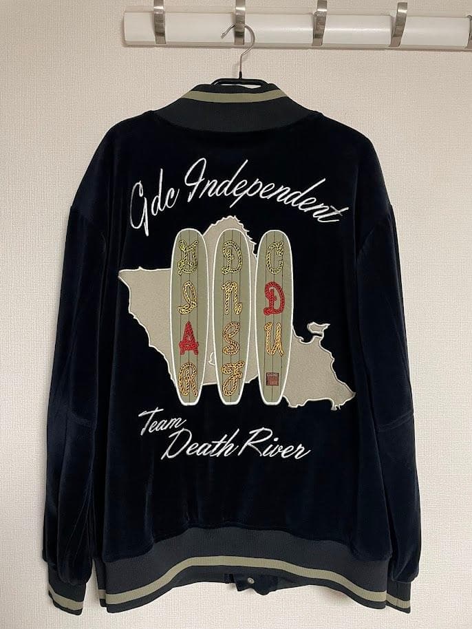 GDC ベルベット スタジャン ベロアスタジャン Lサイズ ベロア キムタク