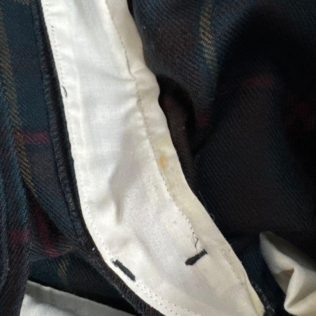 90's ポロバイラルフローレン 2タック ストレートパンツ タータンチェック