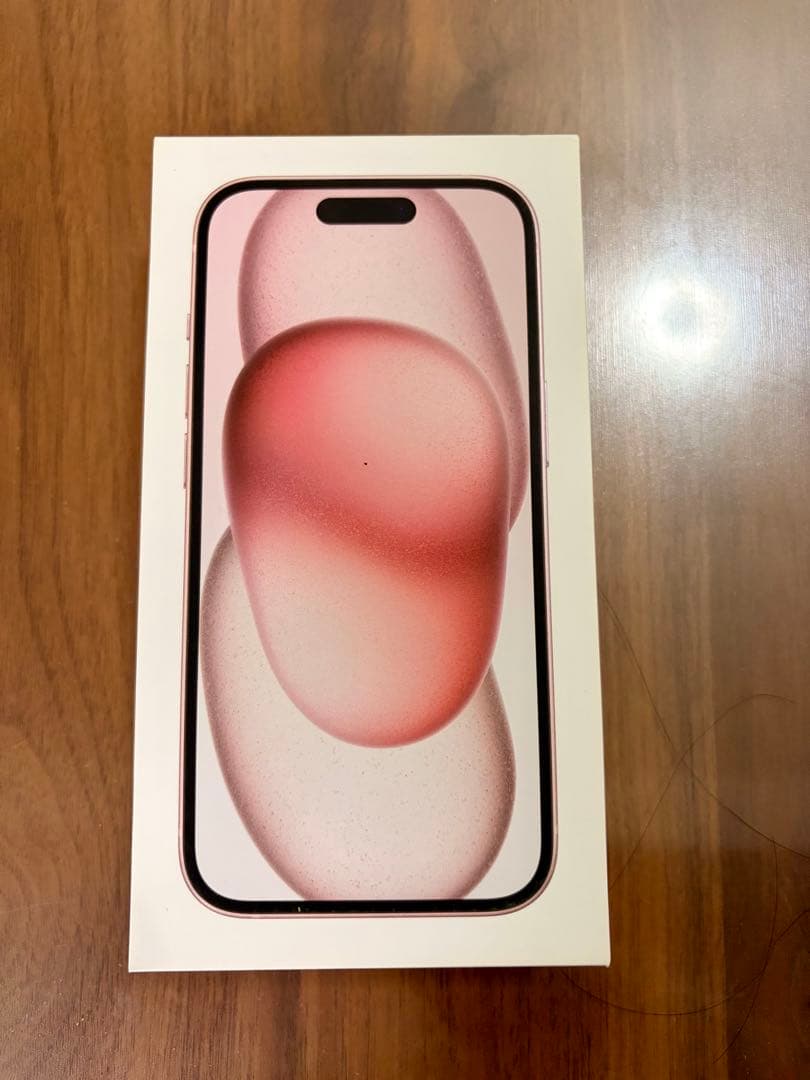 【ジャンク品】iPhone15 128GBピンク SIMフリー　背面ひび割れあり