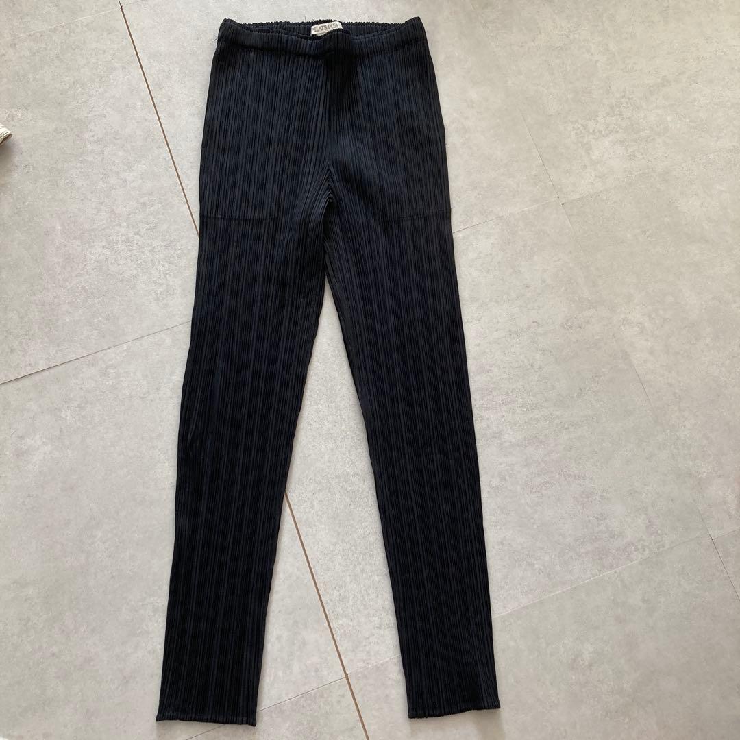 PLEATS PLEASE プリーツプリーズ ロングパンツ ブラック