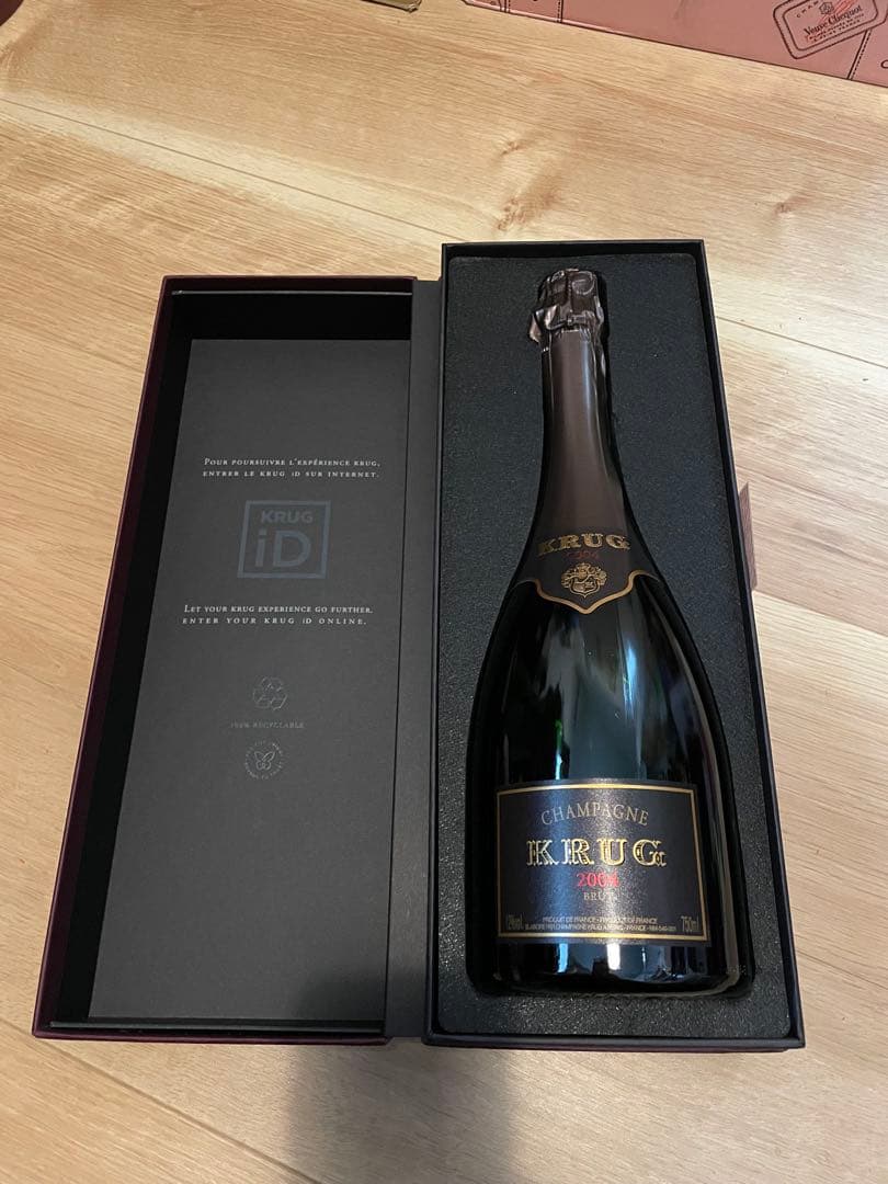 【セラー保管】クリュッグ　ビンテージ　2004 箱付き　750ml Krug